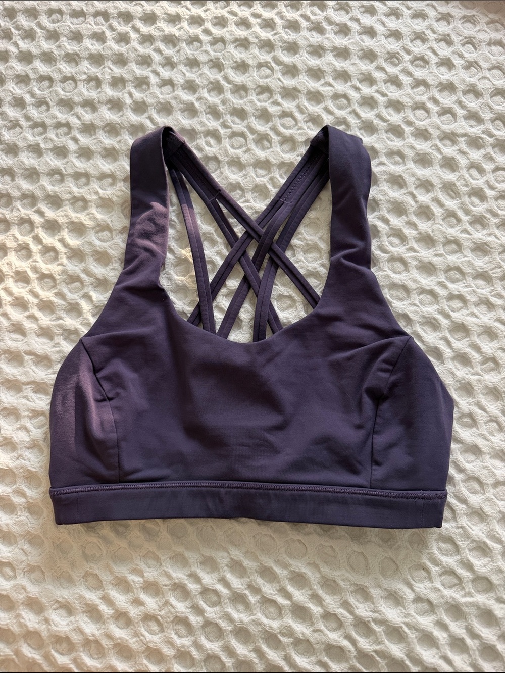 lululemon athletica Strappy Back Sports Bra - Plum